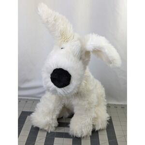 Walmart White Dog Plush Puppy 13 Inch Stuffed Animal Toy